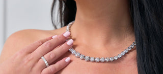 Ladies Tennis Necklaces