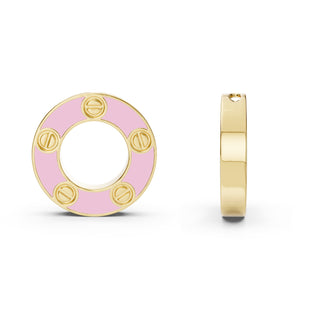 Candy Pink Screw Pendant