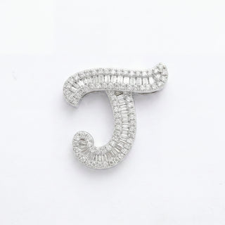 Classic Diamond Baguette Initial