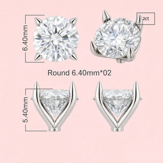 Luxe 11 Solitaire Earrings