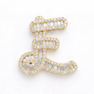 Classic Diamond Baguette Initial