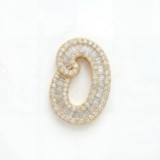 Classic Diamond Baguette Initial