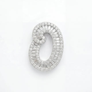 Classic Diamond Baguette Initial