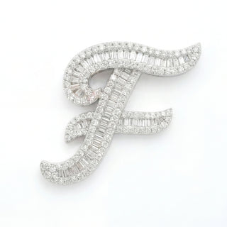 Classic Diamond Baguette Initial