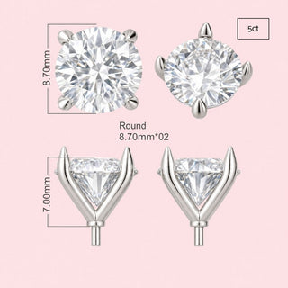 Luxe 11 Solitaire Earrings