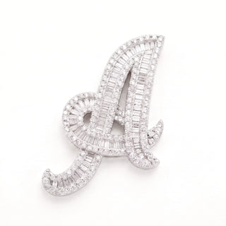 Classic Diamond Baguette Initial