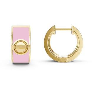 Candy Pink Screw Earrings