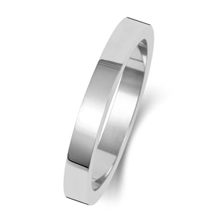 Flat-Shape Wedding Band