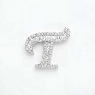 Classic Diamond Baguette Initial