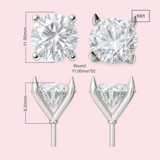 Luxe 11 Solitaire Earrings