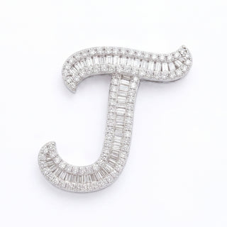 Classic Diamond Baguette Initial