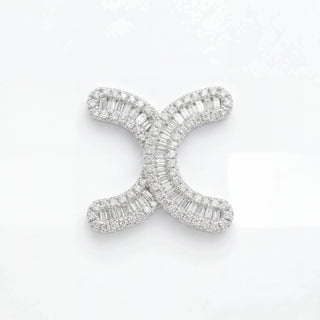 Classic Diamond Baguette Initial
