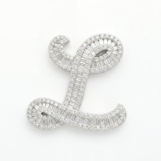 Classic Diamond Baguette Initial