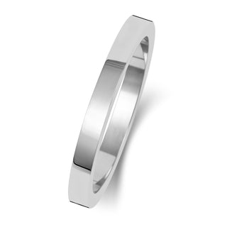 Flat-Shape Wedding Band