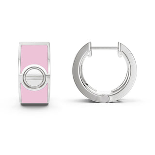 Candy Pink Screw Earrings