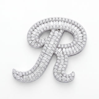 Classic Diamond Baguette Initial