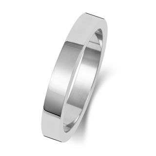 Flat-Shape Wedding Band