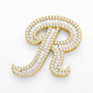 Classic Diamond Baguette Initial
