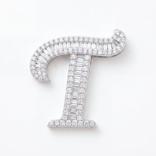 Classic Diamond Baguette Initial