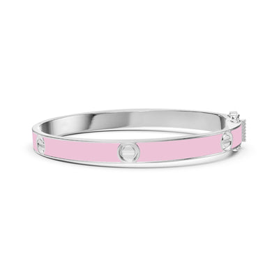 Candy Pink Screw Bangle