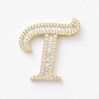 Classic Diamond Baguette Initial