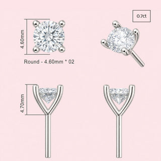 Luxe 11 Solitaire Earrings