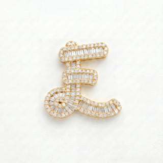 Classic Diamond Baguette Initial