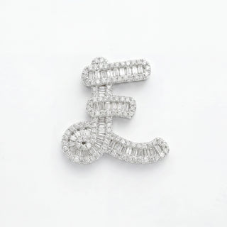 Classic Diamond Baguette Initial