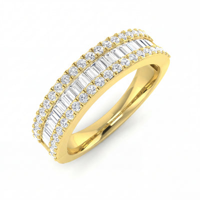 Baguette Diamond Band