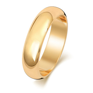 D-Shape Wedding Band