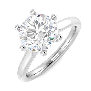 6-Claw Solitaire Ring