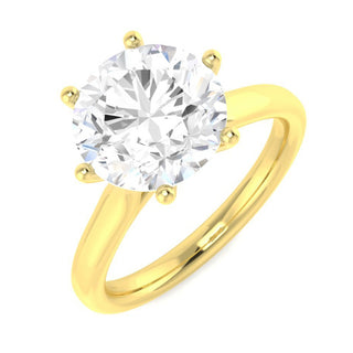 6-Claw Solitaire Ring