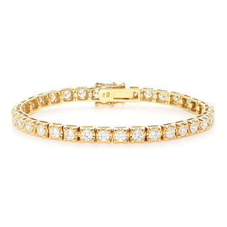 Rankins Classic Tennis Bracelet - 6.8ct in Yellow Gold