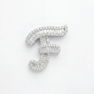Classic Diamond Baguette Initial