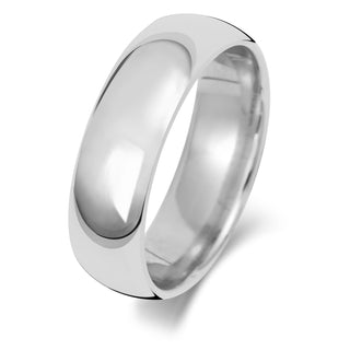Court-Shape Wedding Band