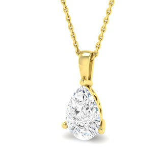 Luxe 11 Diamond Pear Pendant