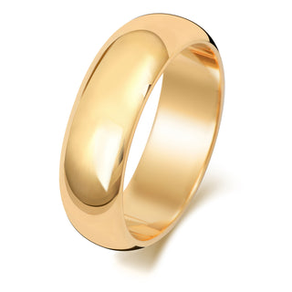 D-Shape Wedding Band