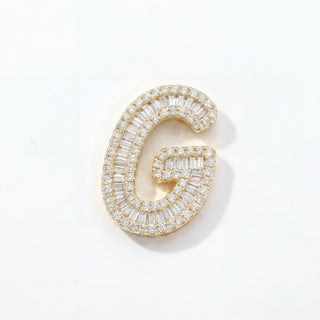 Classic Diamond Baguette Initial