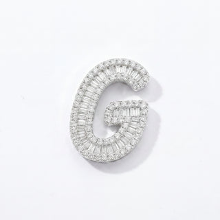 Classic Diamond Baguette Initial