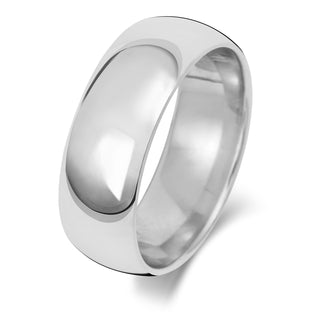 Court-Shape Wedding Band