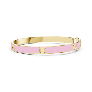 Candy Pink Screw Bangle