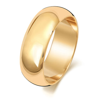 D-Shape Wedding Band