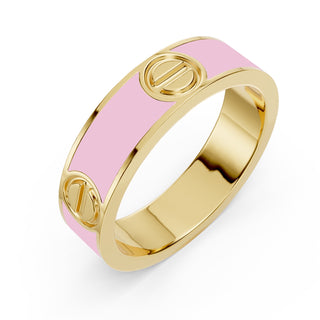 Candy Pink Screw Ring