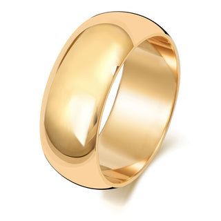 D-Shape Wedding Band