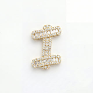 Classic Diamond Baguette Initial