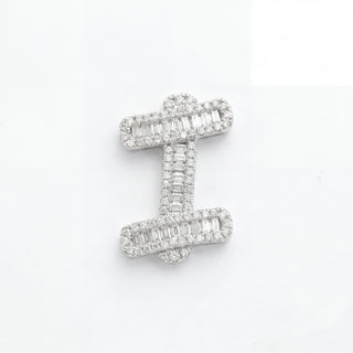 Classic Diamond Baguette Initial