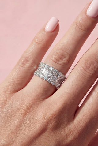 Baguette Diamond Band