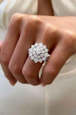 Diamond Bloom Ring