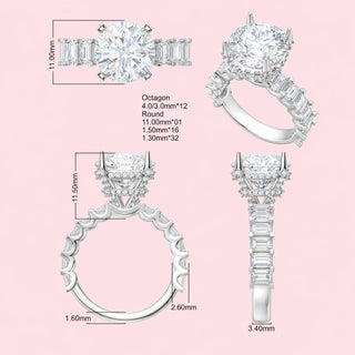 Empress Setting Diamond Ring