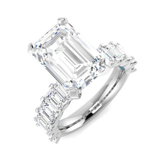 Empress Setting Emerald Ring
